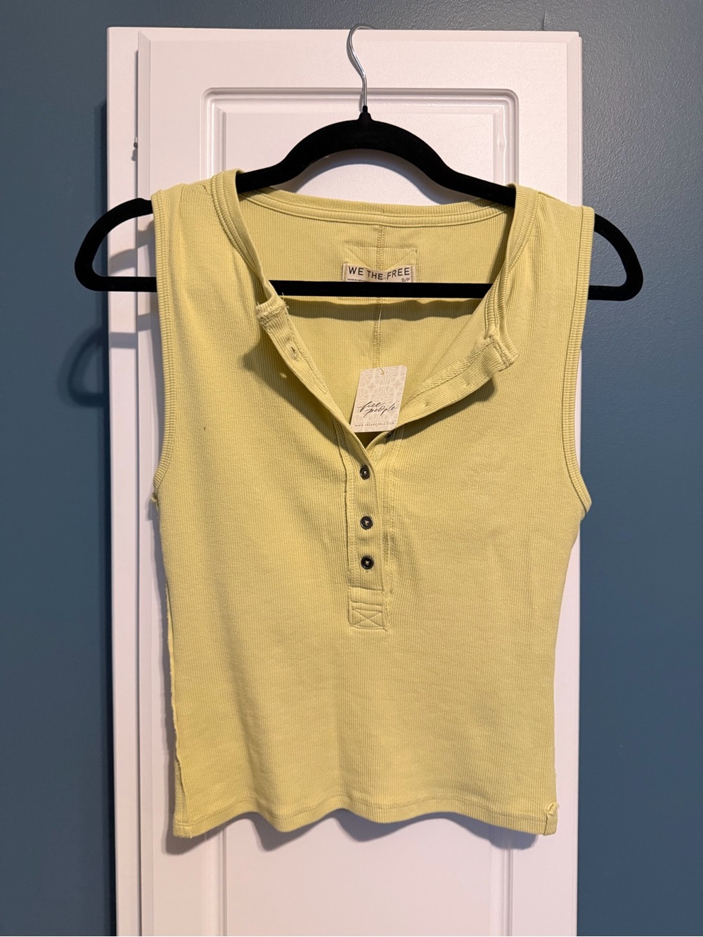 Free People - Ribbed Henley Tank